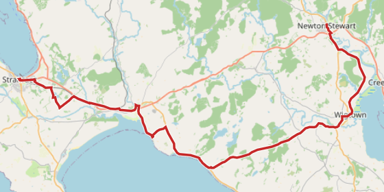 Map of NCN 73 - Kilmarnock to Ardrossan