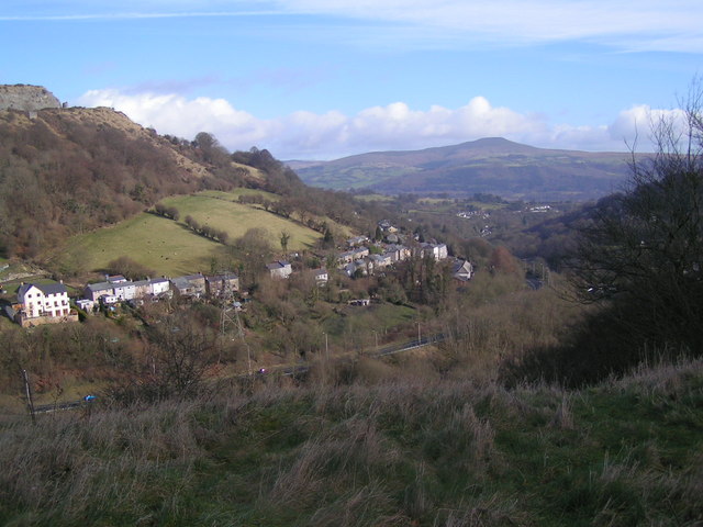Clydach looking towards Sugar Loaf